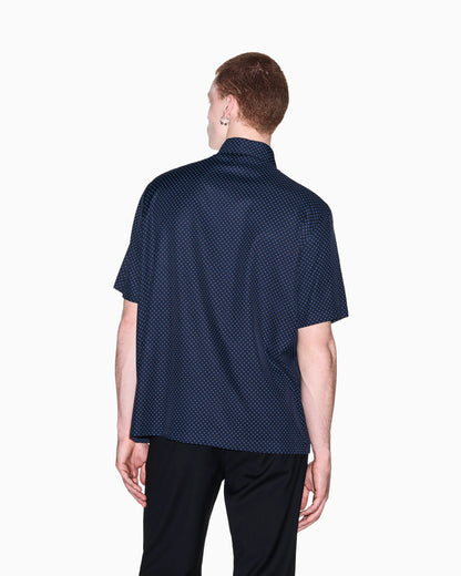 oversized fit shirt in eco-viscose twill