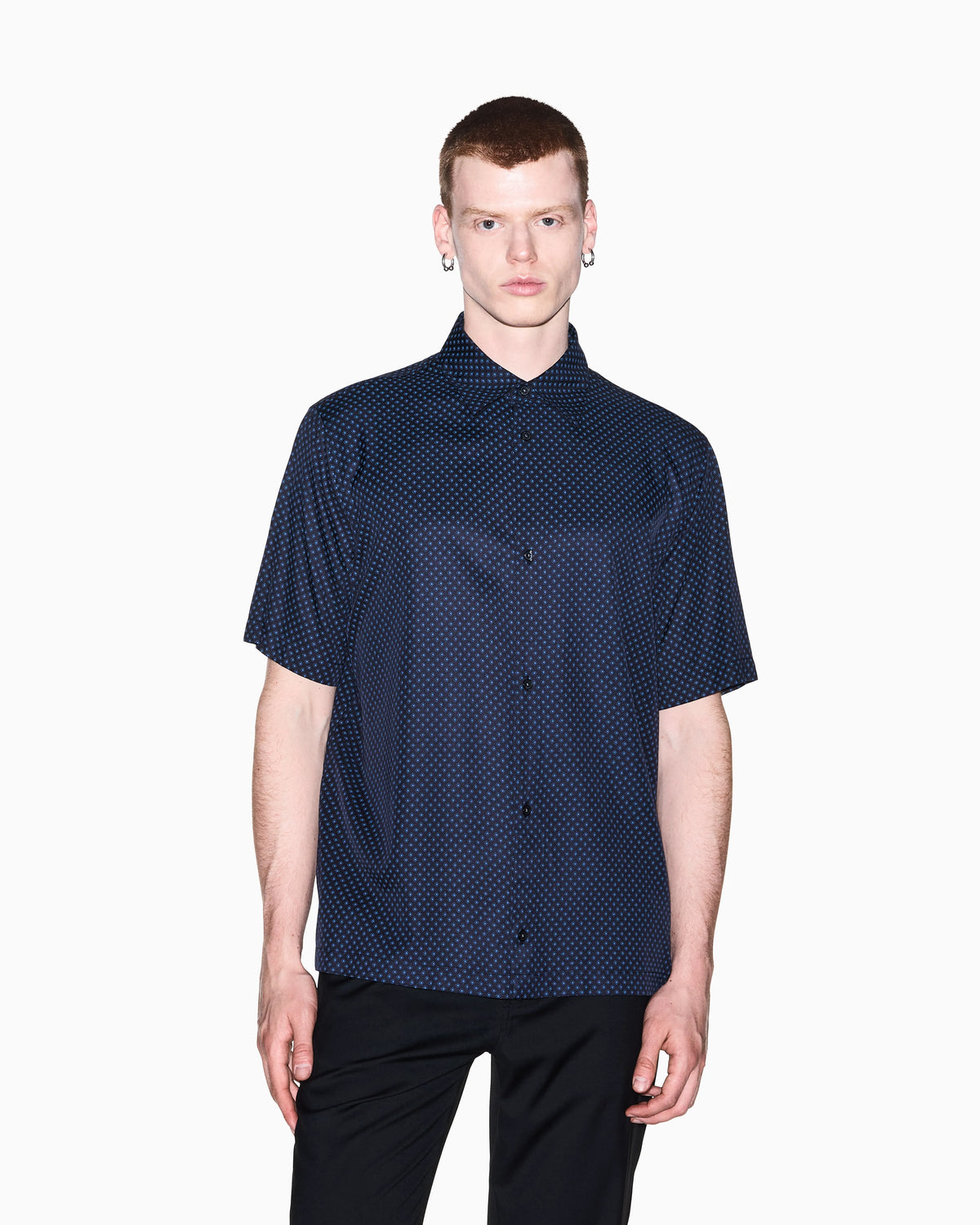 oversized fit shirt in eco-viscose twill