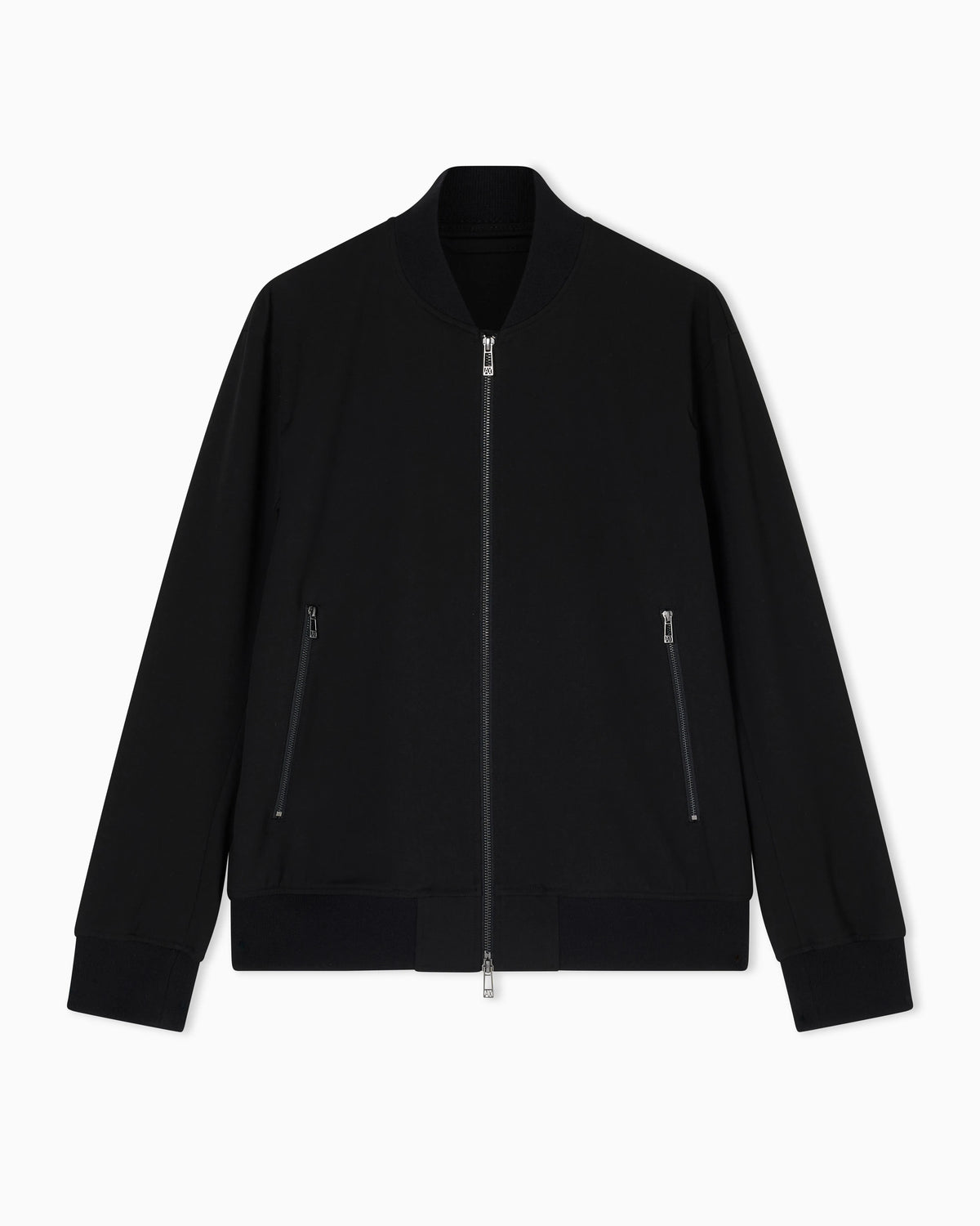 Minimal bomber jacket with zip