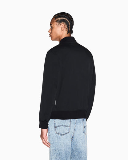 Minimal bomber jacket with zip
