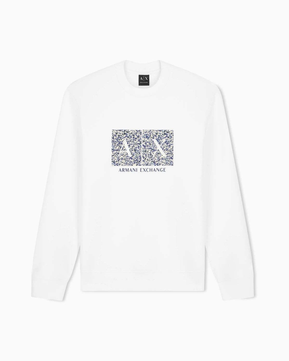 sweatshirt in bonded stretch cotton