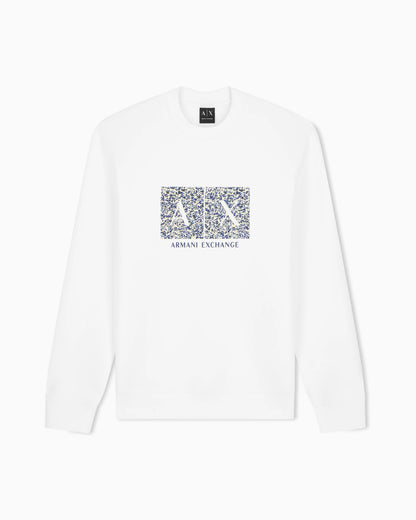 sweatshirt in bonded stretch cotton