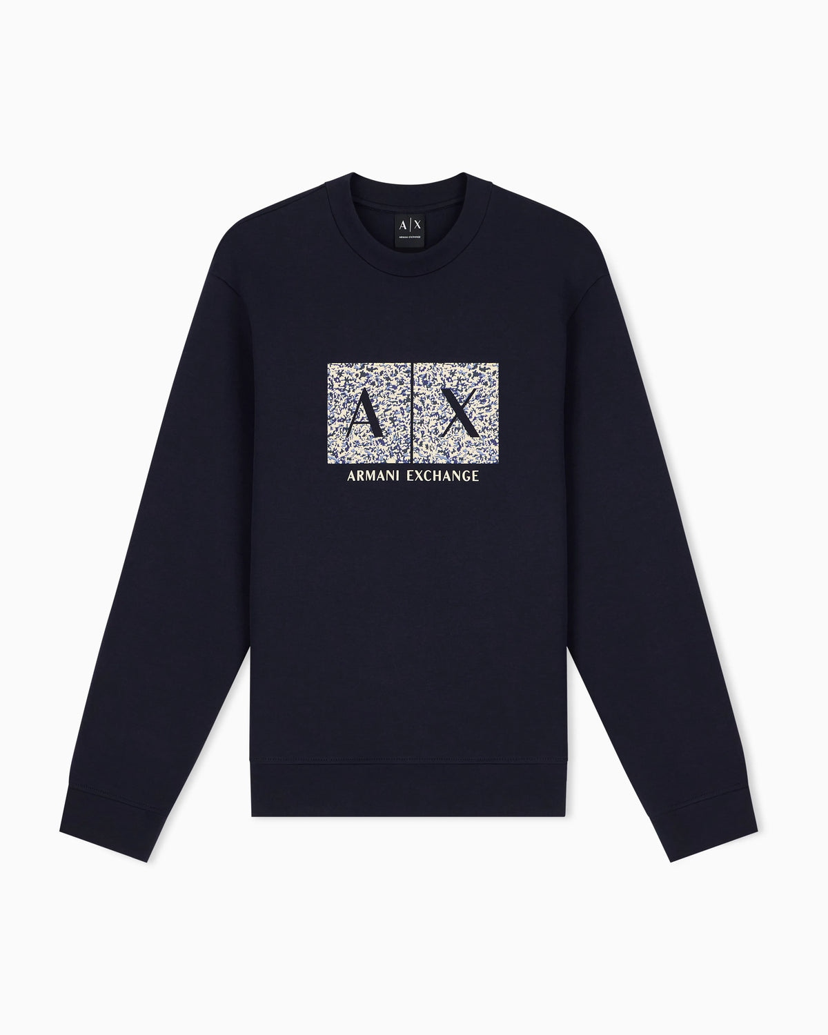 sweatshirt in bonded stretch cotton