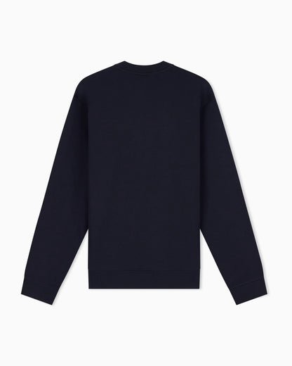 sweatshirt in bonded stretch cotton
