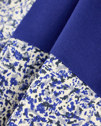 regular fit polo shirt in cotton piquet with rib details