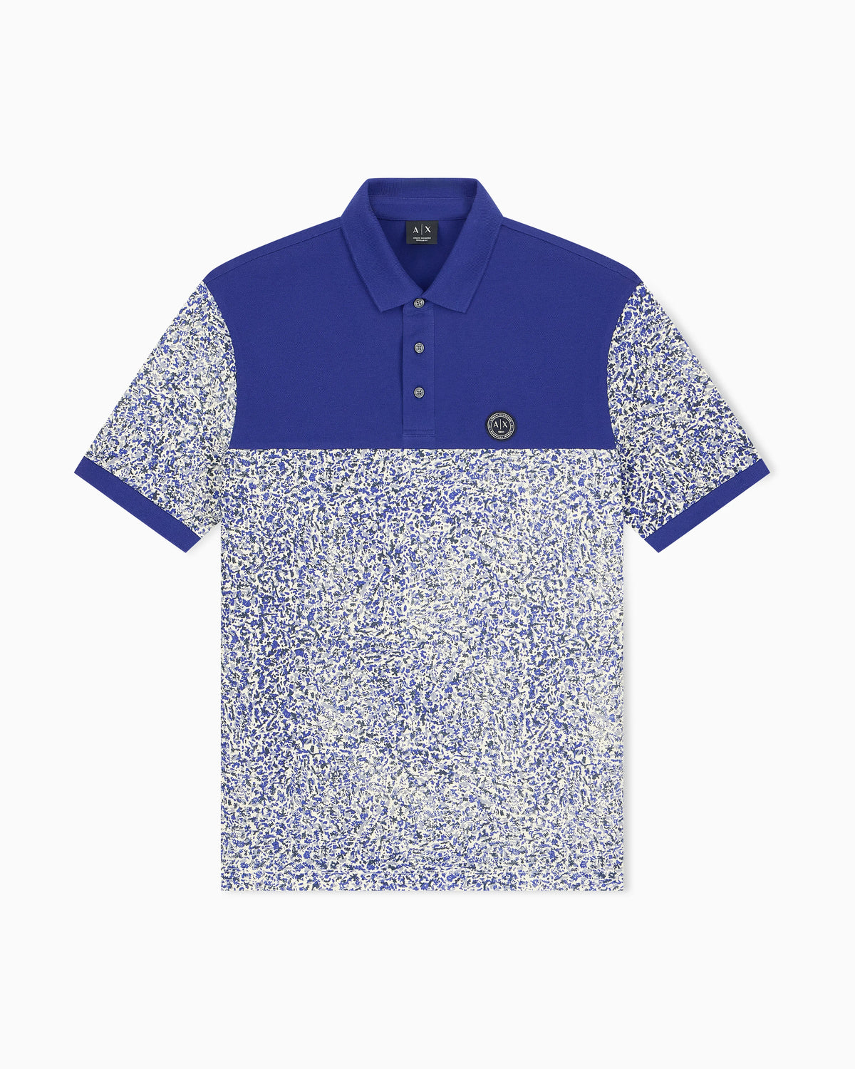 regular fit polo shirt in cotton piquet with rib details