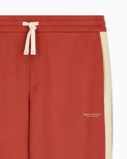 regular fit trousers in stretch modal jersey