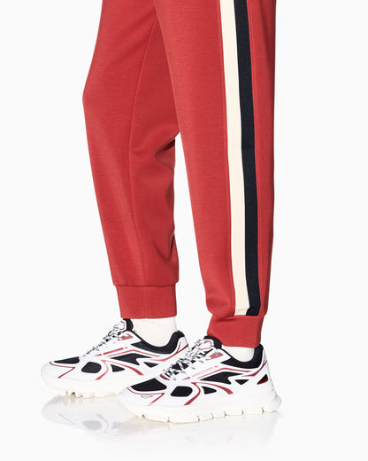 regular fit trousers in stretch modal jersey