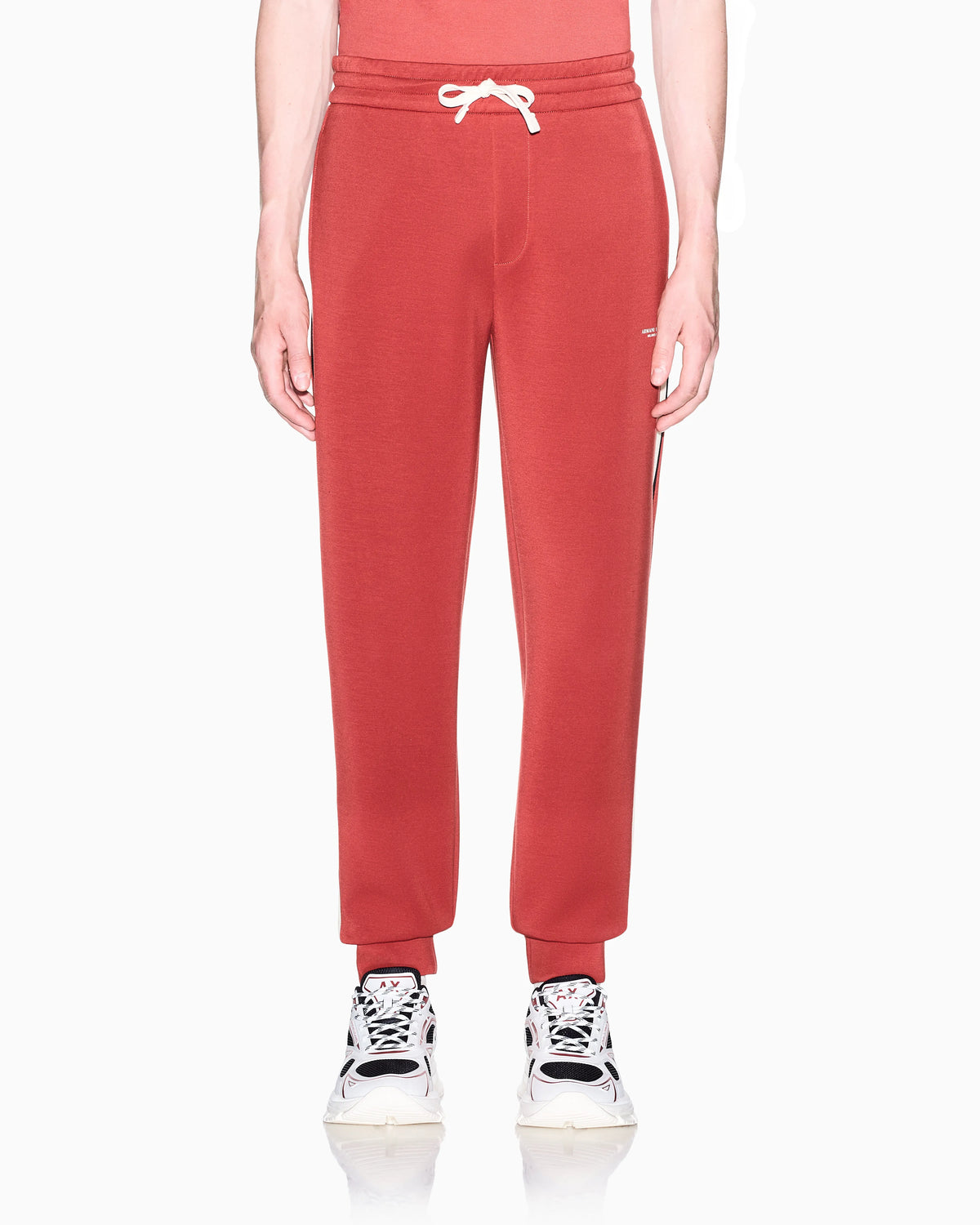 regular fit trousers in stretch modal jersey