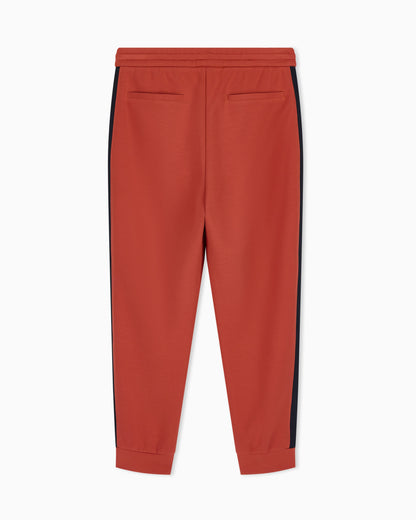 regular fit trousers in stretch modal jersey