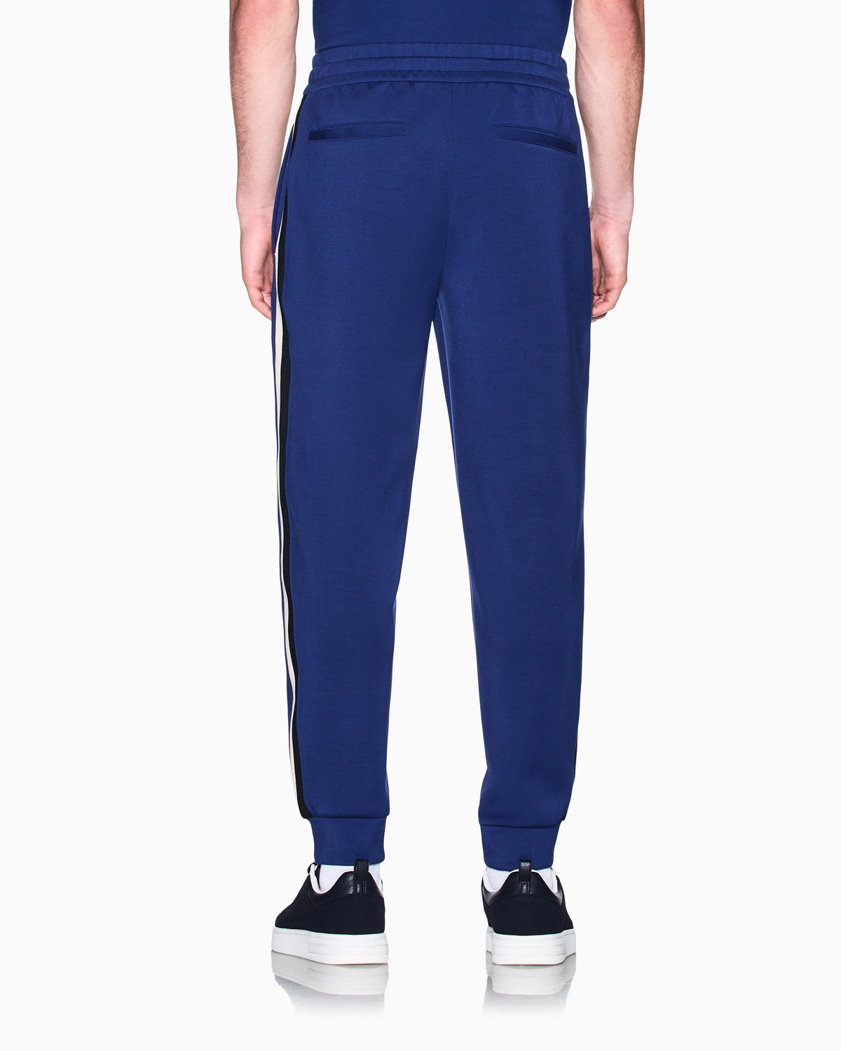 regular fit trousers in stretch modal jersey