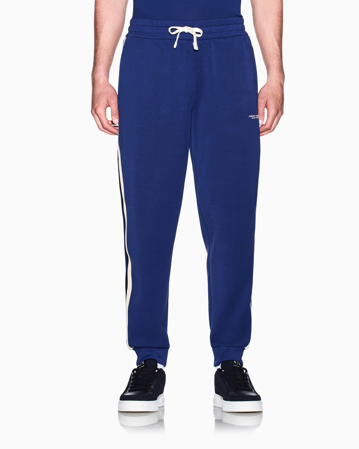 regular fit trousers in stretch modal jersey
