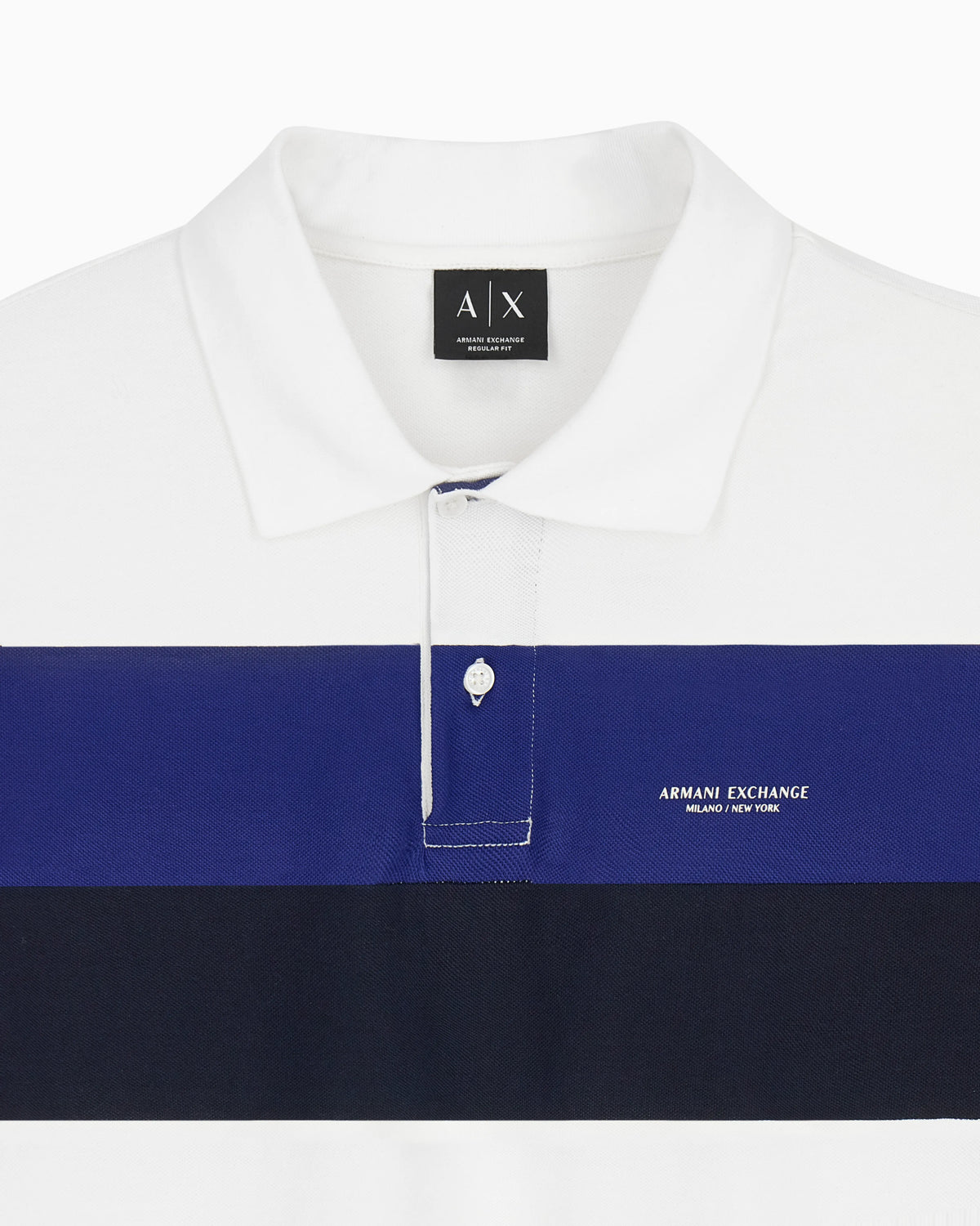 regular fit polo shirt in cotton piqué with rib details