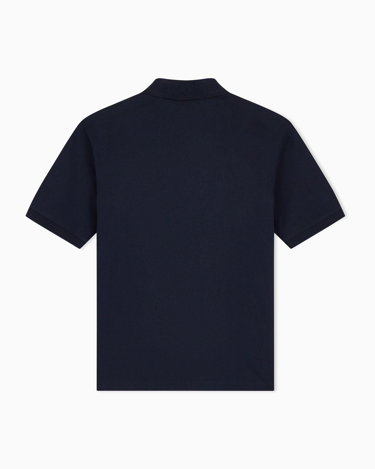 regular fit polo shirt in cotton piqué with rib details
