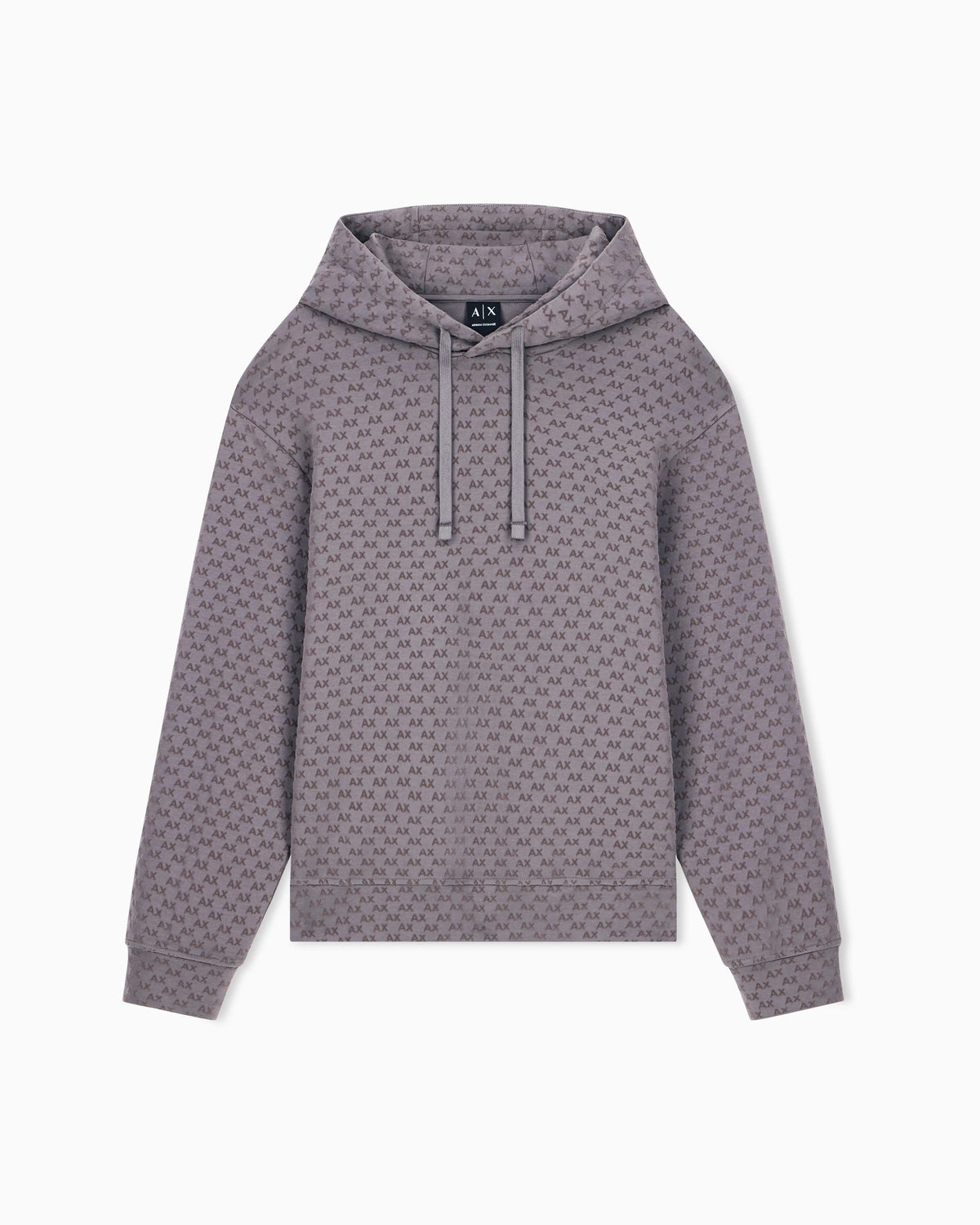 Sweatshirt with regular fit in bonded stretch cotton