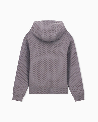 Sweatshirt with regular fit in bonded stretch cotton