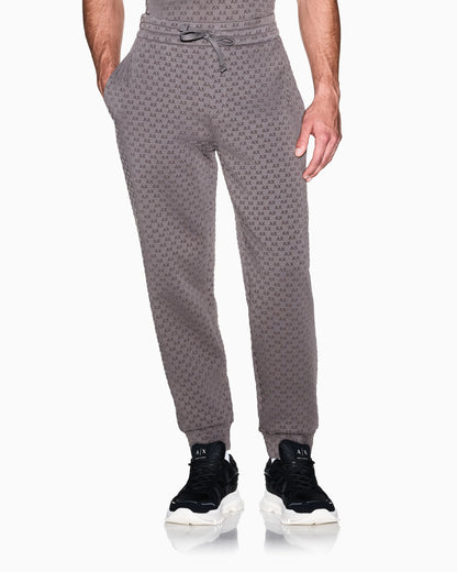 regular fit Jersey pants with bonded stretch