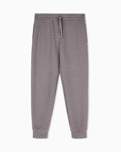 regular fit Jersey pants with bonded stretch