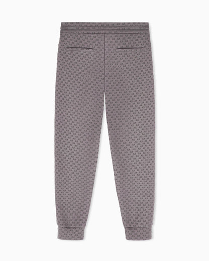 regular fit Jersey pants with bonded stretch