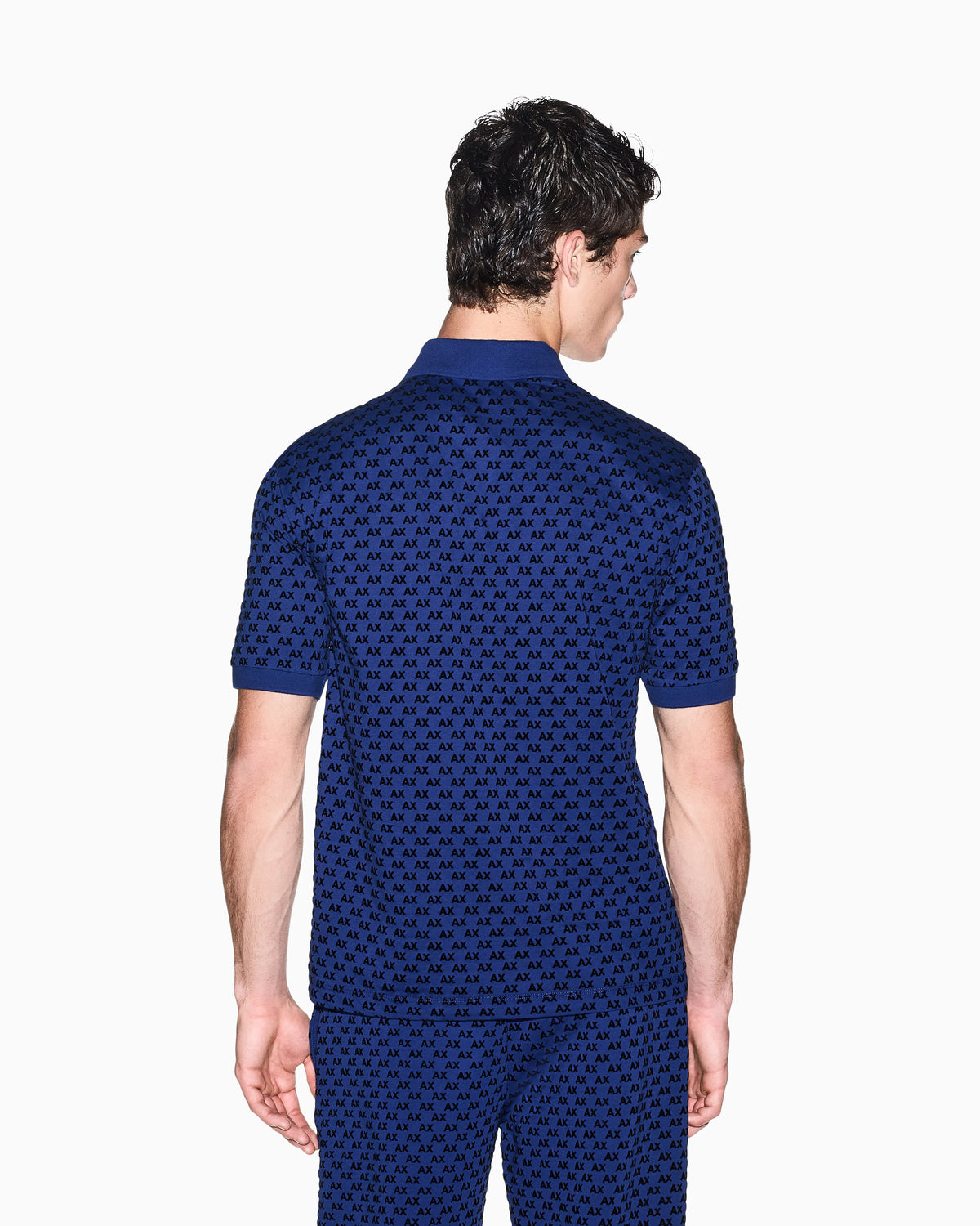 regular fit polo shirt in cotton jersey