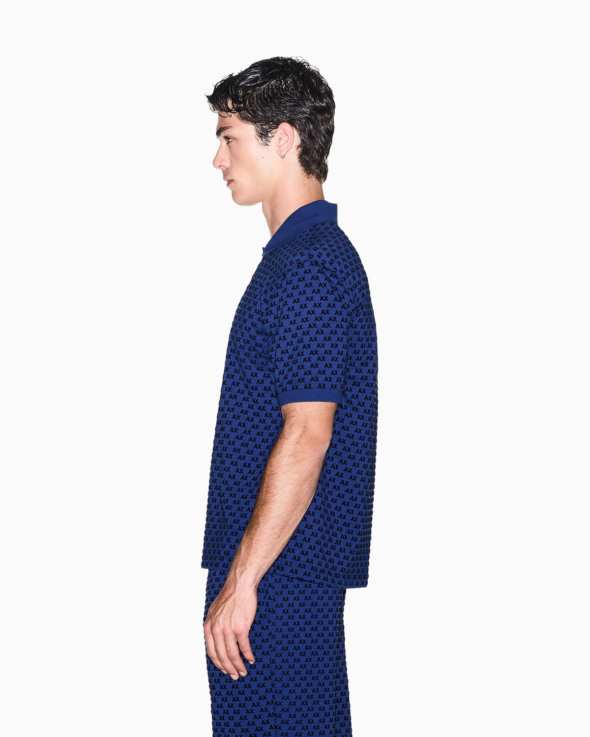 regular fit polo shirt in cotton jersey