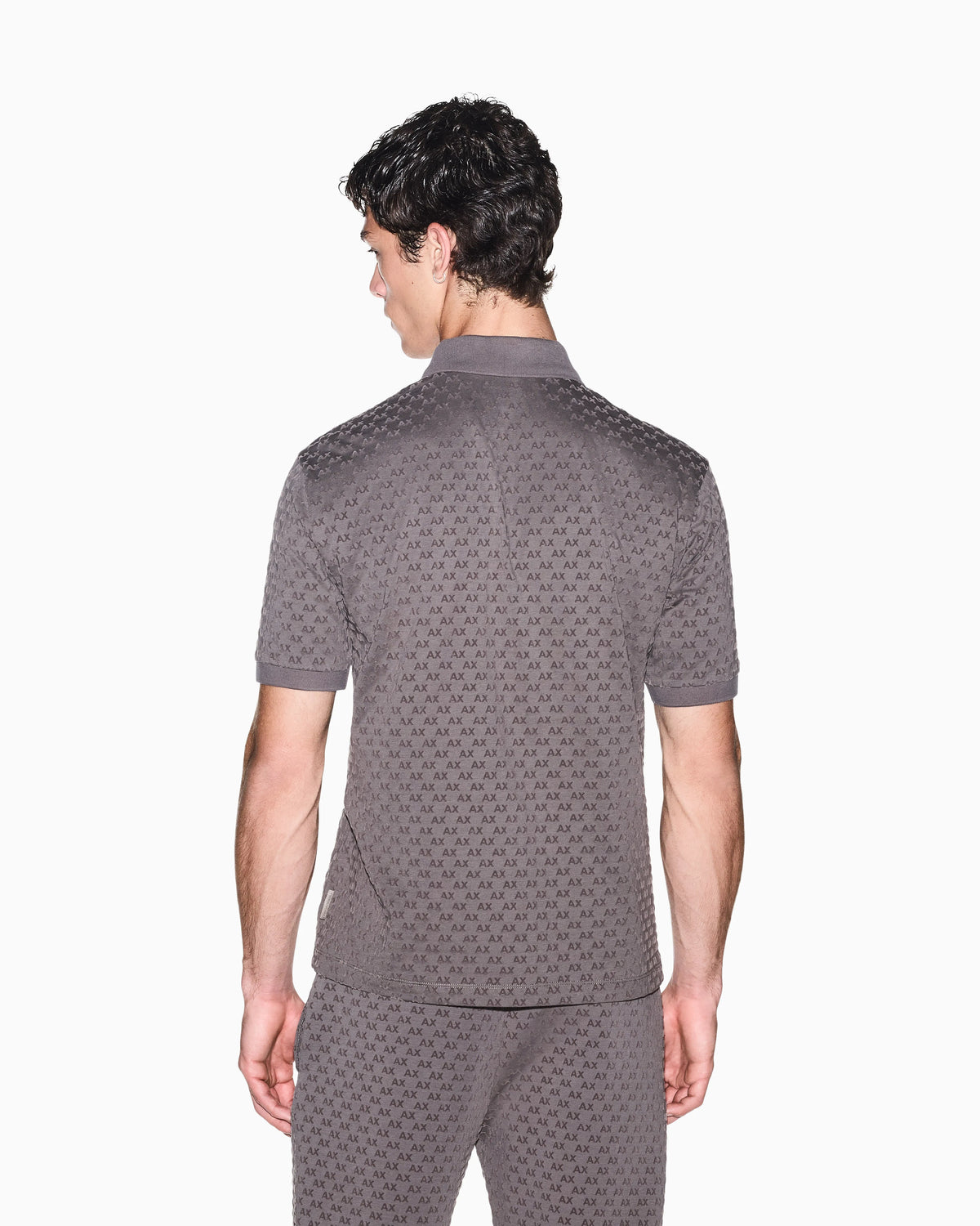 regular fit polo shirt in cotton jersey