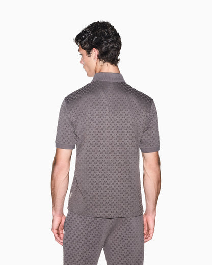 regular fit polo shirt in cotton jersey