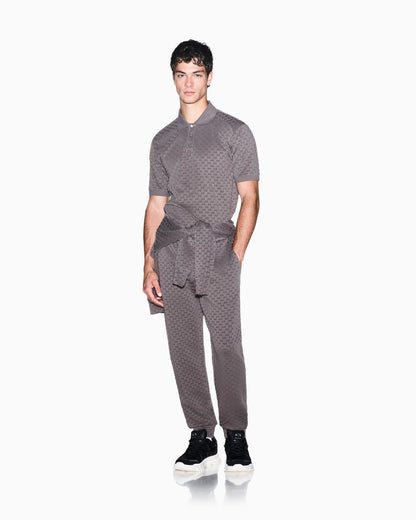 regular fit polo shirt in cotton jersey