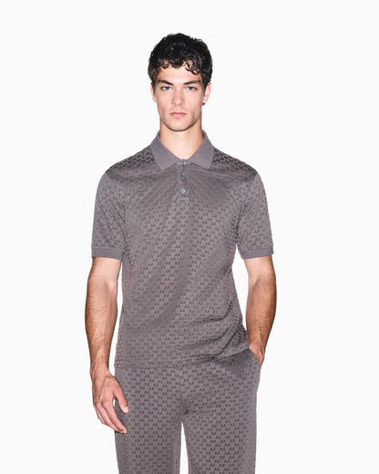regular fit polo shirt in cotton jersey