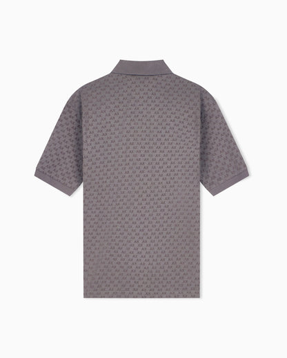 regular fit polo shirt in cotton jersey