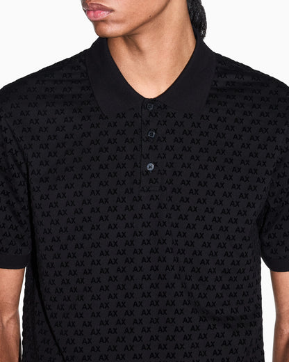 regular fit polo shirt in cotton jersey