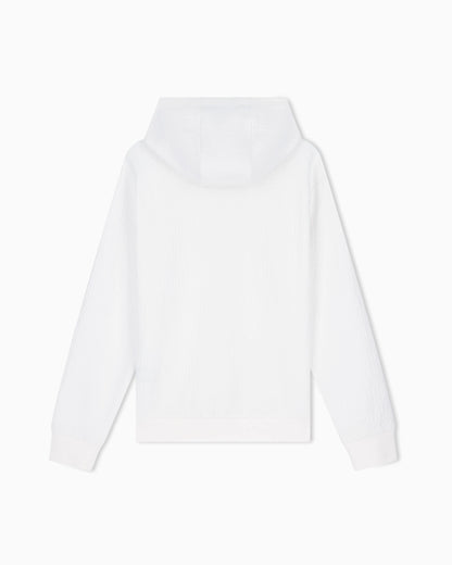 sweatshirt in stretch jacquard jersey