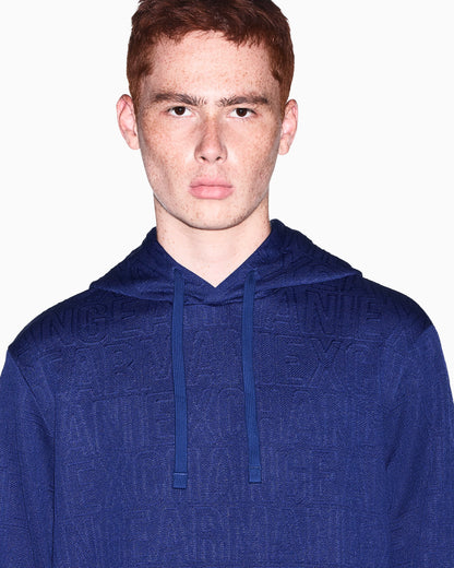 sweatshirt in stretch jacquard jersey