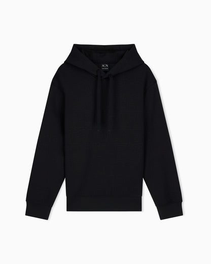 sweatshirt in stretch jacquard jersey