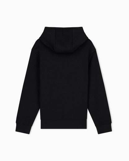 sweatshirt in stretch jacquard jersey