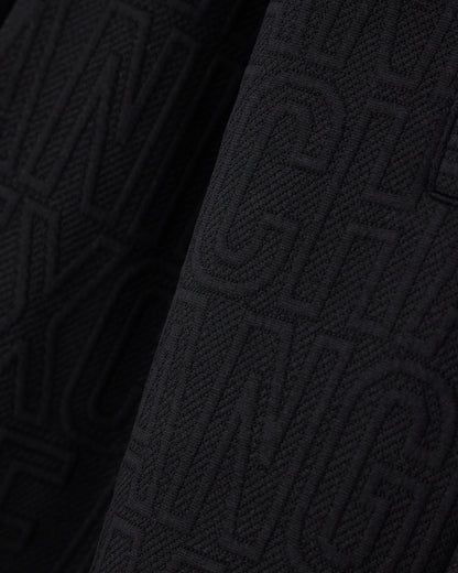 regular fit trousers in stretch jacquard jersey