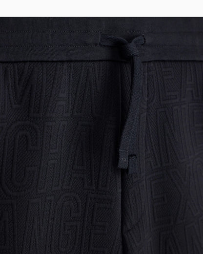 regular fit shorts in stretch jacquard jersey