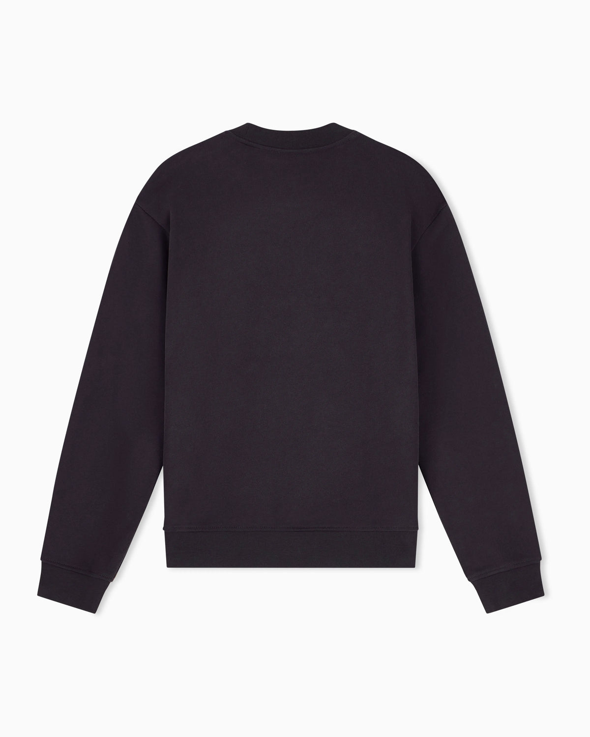 sweatshirt in carbonized cotton French terry