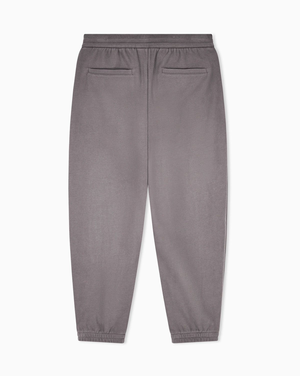 regular fit trousers cotton French terry