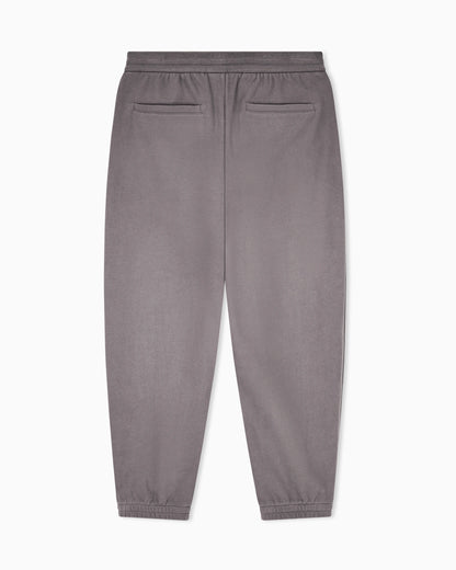 regular fit trousers cotton French terry