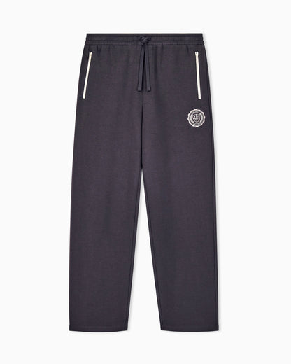 relaxed trouser in stretch cotton jersey