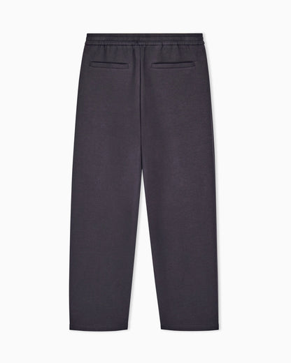 relaxed trouser in stretch cotton jersey