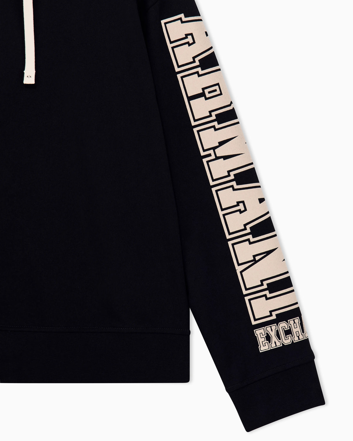 sweatshirt in French terry with ribbed details