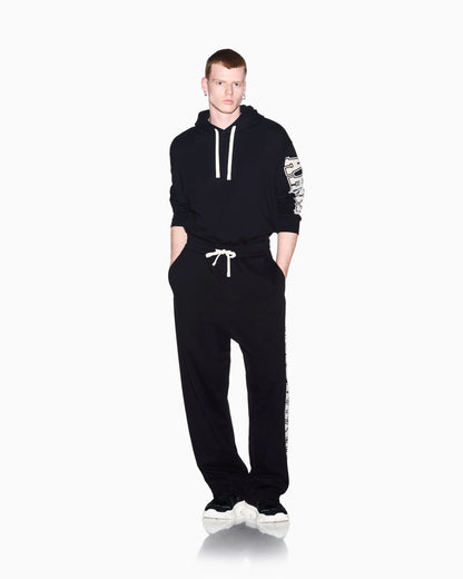 sweatshirt in French terry with ribbed details