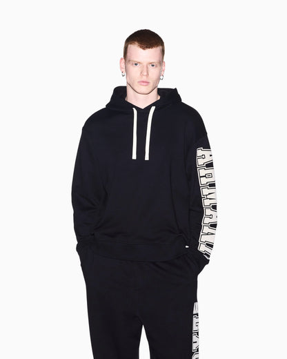 sweatshirt in French terry with ribbed details