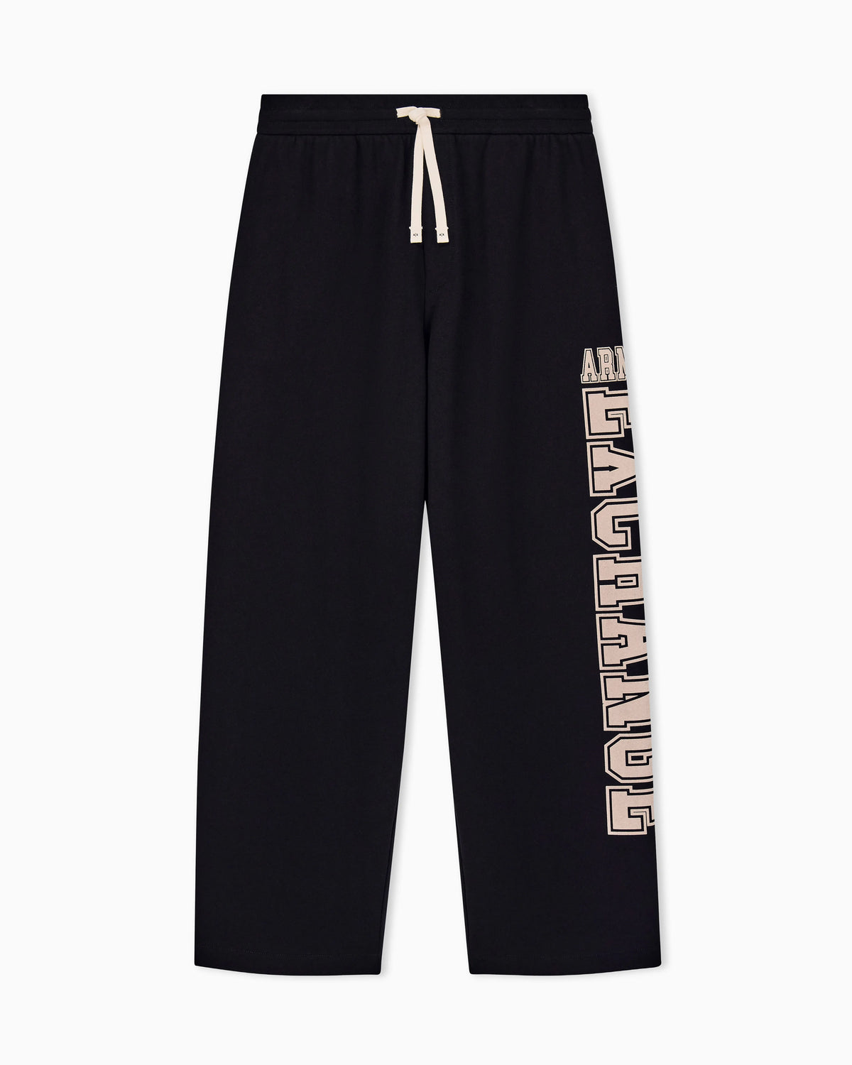 oversized trousers in cotton French terry
