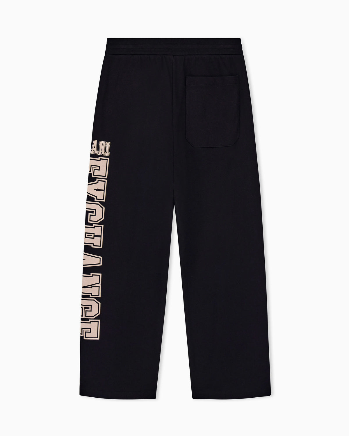 oversized trousers in cotton French terry