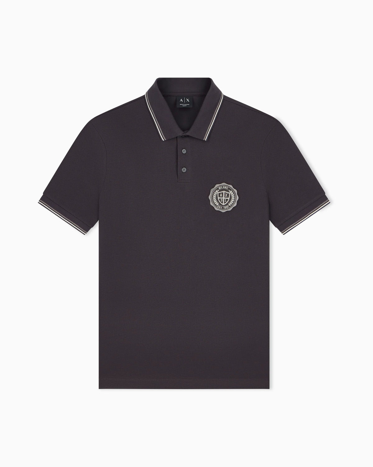 Slim-fit polo shirt in cotton pique