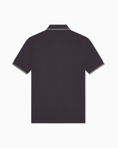 Slim-fit polo shirt in cotton pique