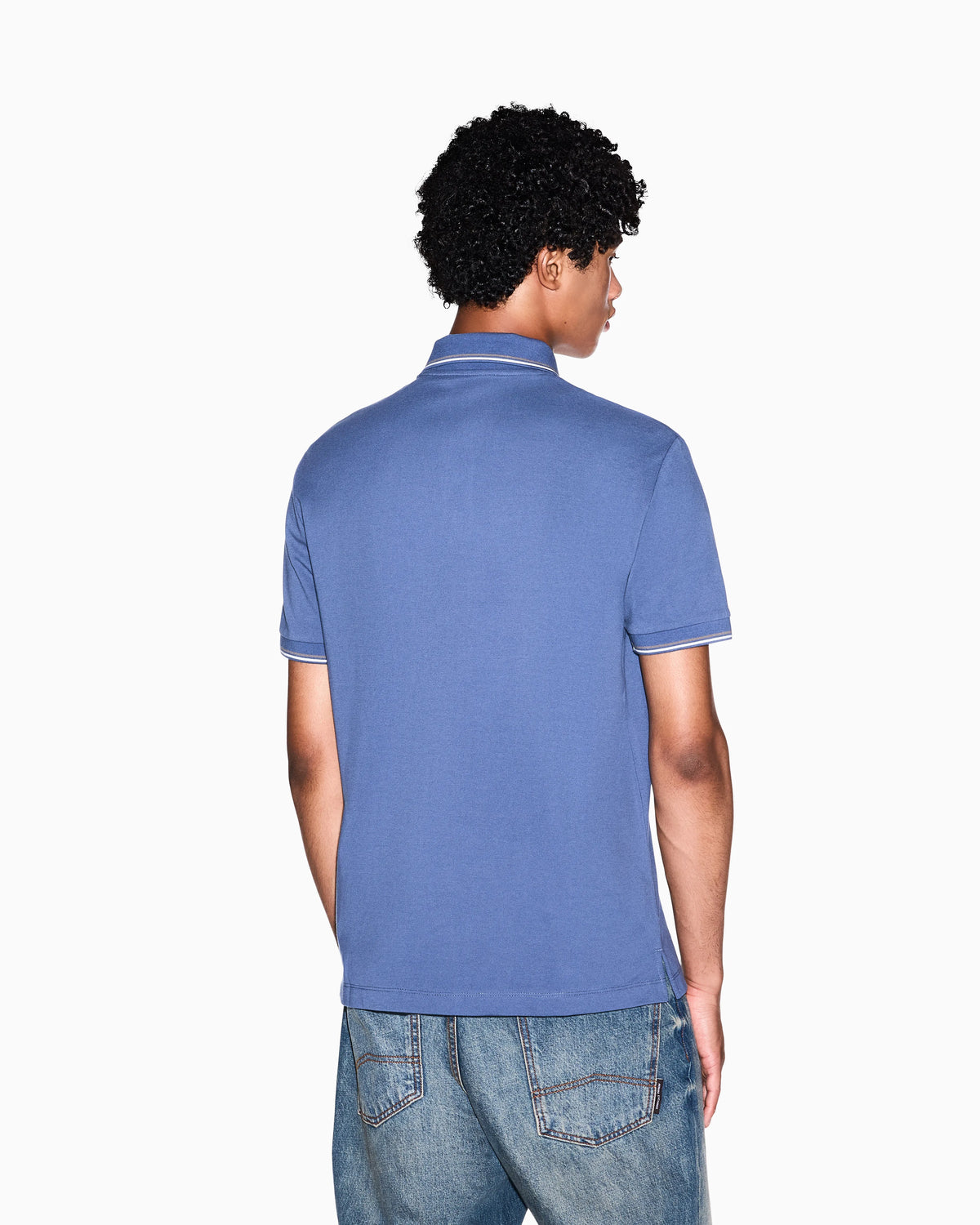Slim-fit polo shirt in cotton pique